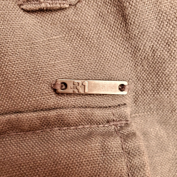 Le 31 Men's Grey Linen & Cotton Pants Size W34 L36 - Picture 10 of 11